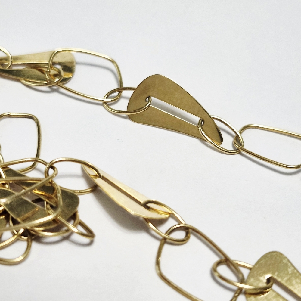10K Gold Lariat Necklace - Picture 8 of 12